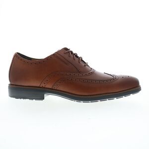Rockport Mens Total Motion Amalfi Wingtip Brown Shoes (NWT)